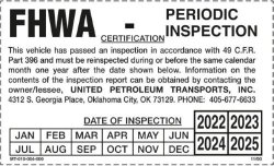 31099-FHWA-3 IN. X 5 IN.